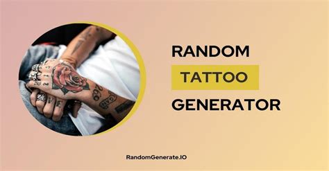 Random Tattoo Generator .